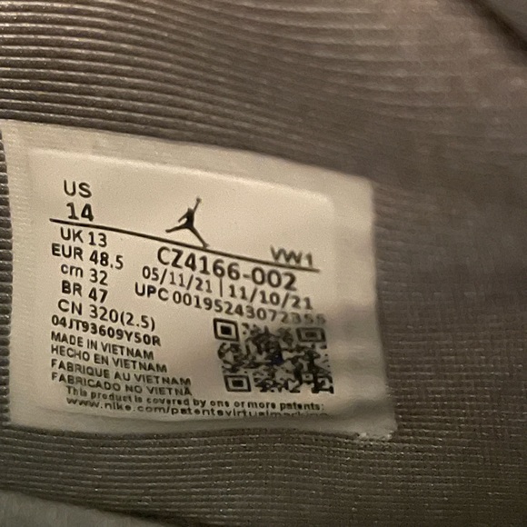 Air Jordan Point Lane “Cool Grey” Basketball Shoes Mens Size 14 - Picture 7 of 7